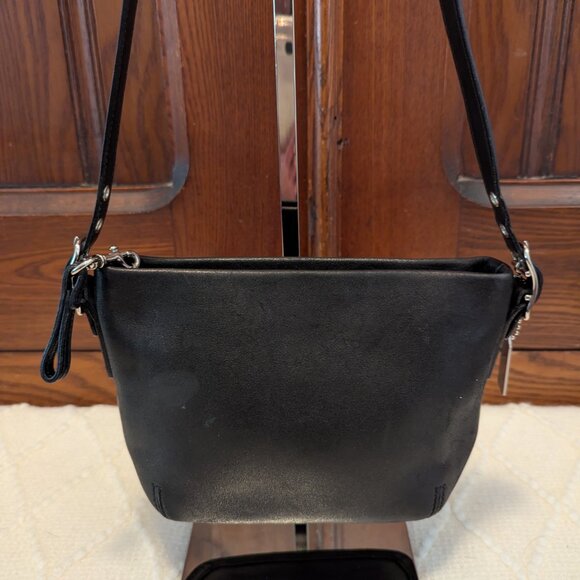 Coach Black Leather Mini Bag - Picture 3 of 11